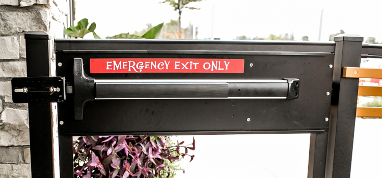 emergency push bar installation in Hacienda Heights