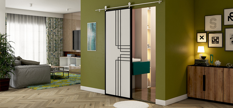 sliding bathroom door installation in Hacienda Heights